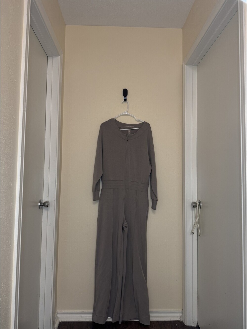 Rhone DreamGlow Jumpsuit Taupe Mist L NWT